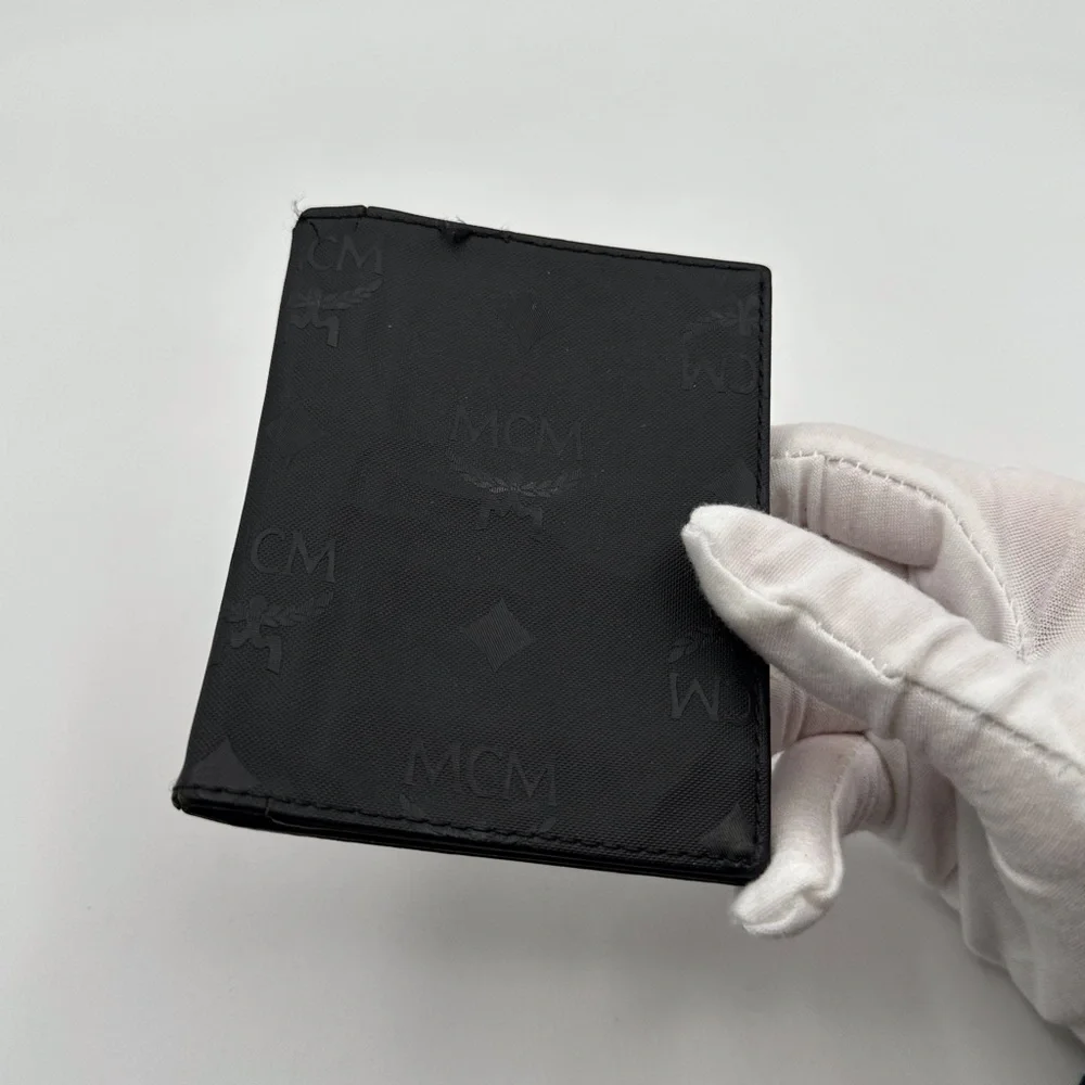 MCM Black Wallet bi fold wallet for Men